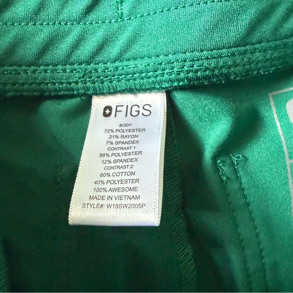 Figs Hunter Green Zamora Joggers in XSP - Picture 5 of 5